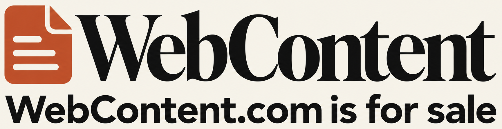 WebContent.com is for sale